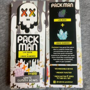 PACKMAN WHITE GUMMY BEARS • Packman Carts Store